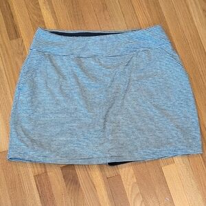 Aventura Gray Striped Mini Skirt
